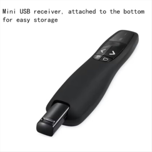 R400 USB Wireless Presenter Red Pointers Pen PPT PowerPoint Presentation Page Up and Down Remote Control Teacher 1