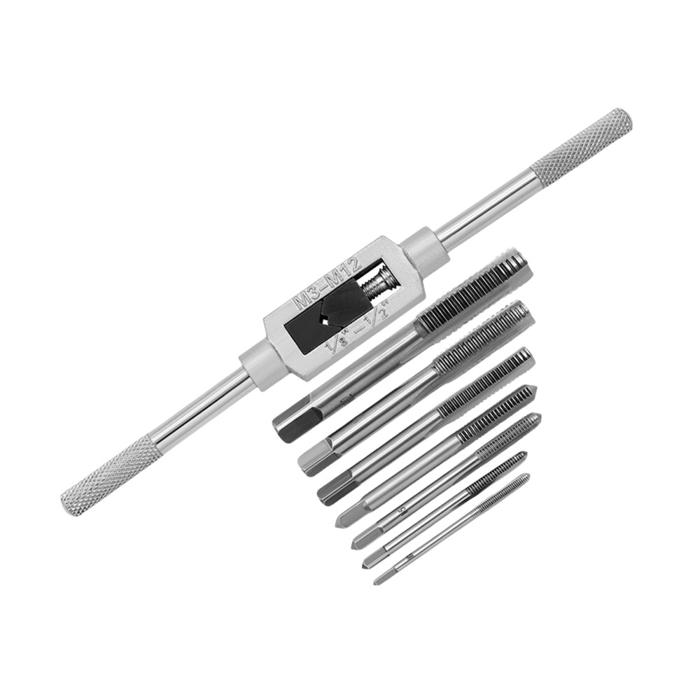 User Friendly Adjustable Tap Die Wrench Spanner-Steel Tap Set 7704000506755