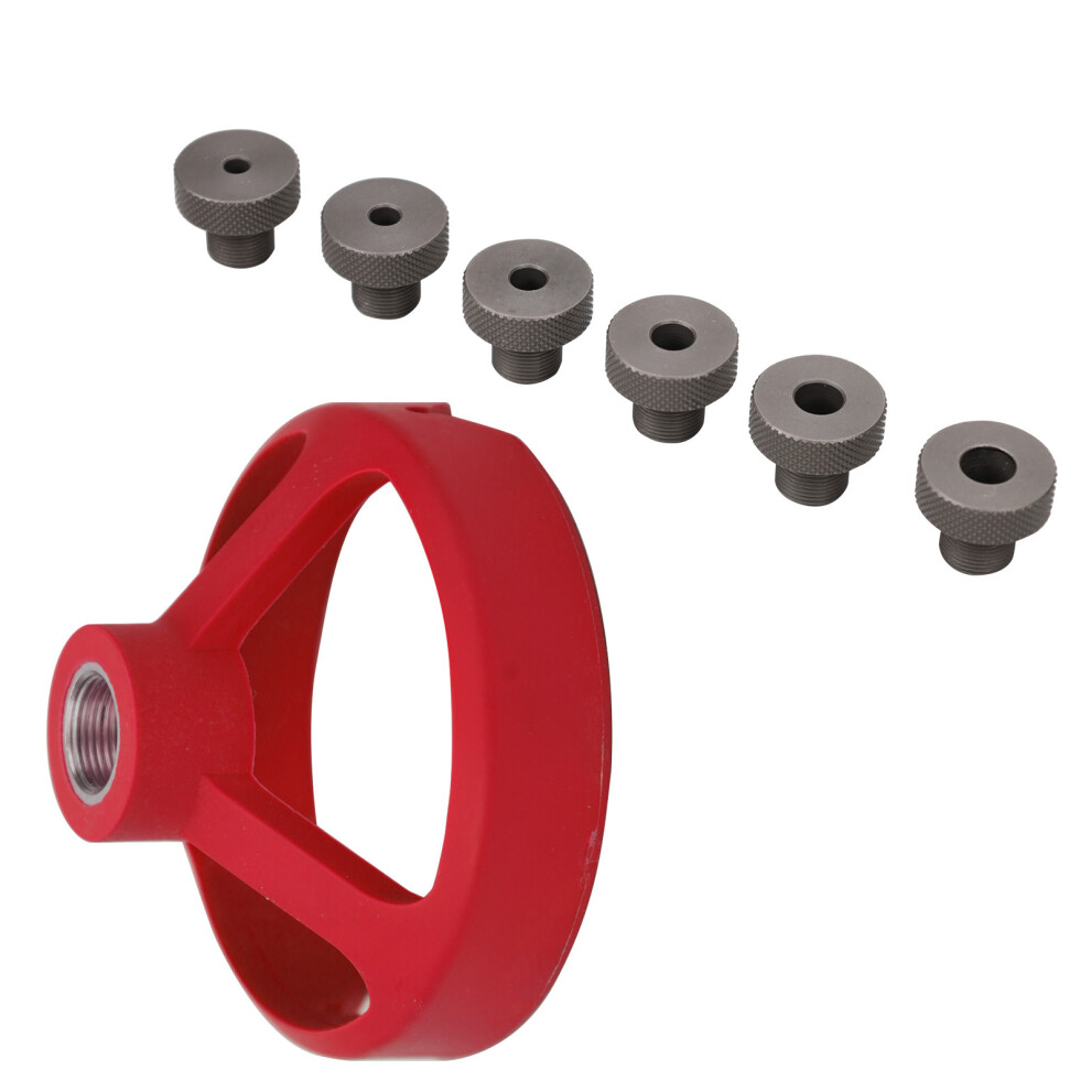 Hole Locator Tool Vertical Drilling Fixture For Woodworking-Red 7704000506366