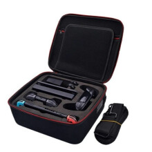 Custodia sicura, borsa a tracolla da viaggio per Nintendo Switch e accessori, guscio rigido protettivo, protezione completa del sistema, antiurto, di