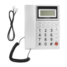 Telefono fisso con funzione di identificazione del chiamante Telefoni analogici con filo Display LCD per chiamate in arrivo Antenna cellulare di