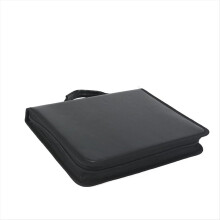 Zippered Key Case, Portable Key Organizer with Handle, Waterproof & Fireproof Key Binder with 54 Hooks and Tags