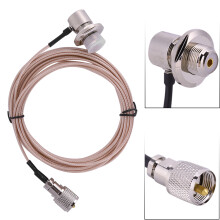 Coaxiale kabelassemblage voor amateurradio-transceiver, digitale coaxkabel met laag verlies, BNC-male, UHF-female, SO-239-connector, hoge