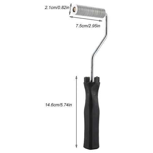 Lamineren Bubble Roller Aluminium Fiberglass Paddle Roller 2