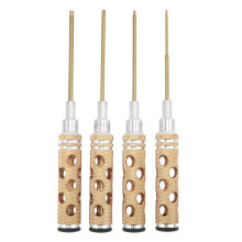 Set di cacciaviti esagonali con punte di precisione per kit di attrezzi per auto, cacciavite esagonale RC resistente con superficie antiscivolo,
