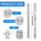 6pcs Pocket Ruler 15cm Metric Scale Ruler for School Office 2