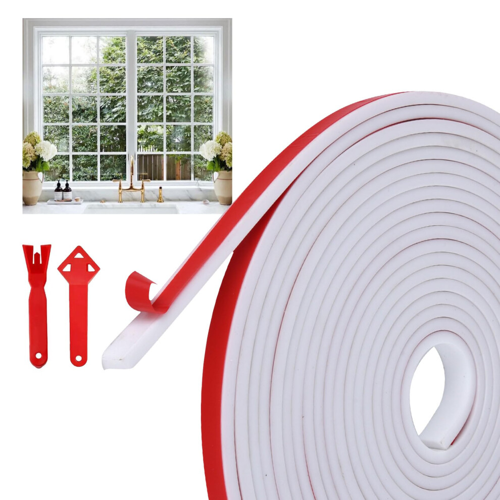 33Ft Window Grid Kit And Trim Molding, Selfadhesive Cuttable Pvc Grille Inserts For Doors And Windows 9189345634840
