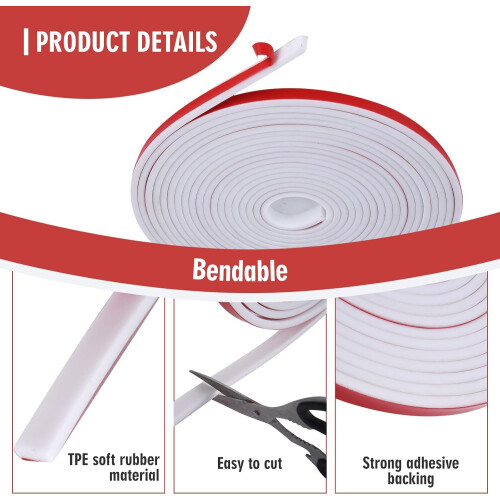 33FT Window Grid Kit and Trim Molding, SelfAdhesive Cuttable PVC Grille Inserts for Doors and Windows 1