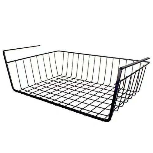 Under Cabinet Storage Rack with SpaceSaving NoInstall Design for Kitchen Hanging Basket Organizer