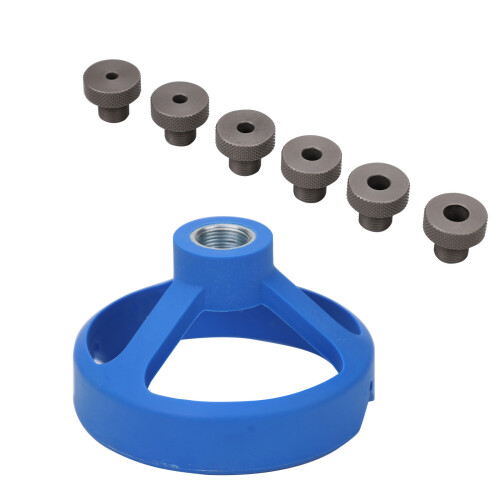 Vertical Drilling Fixture with Accurate Hole Guide Locator-Blue