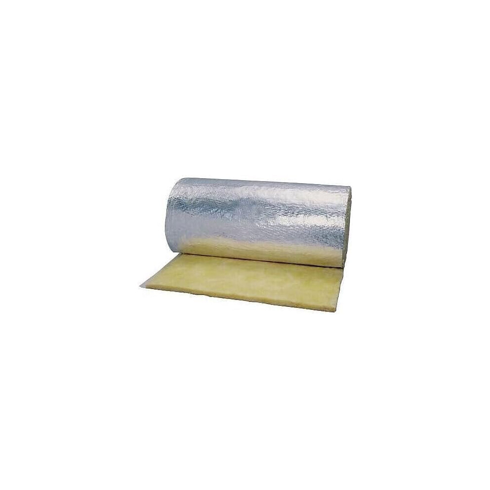 Reflective Foil Faced Fiberglass Duct Insulation Hvac Pipe Wrap 3' R10 4X10 Thermal Resistance 9426802881882