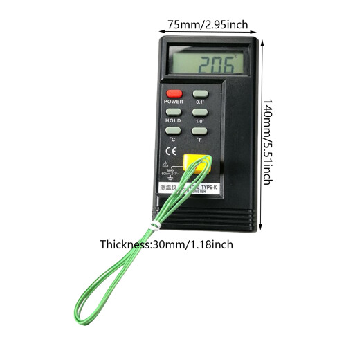 High Precisions Digital Thermometers Industrial Temperature 2