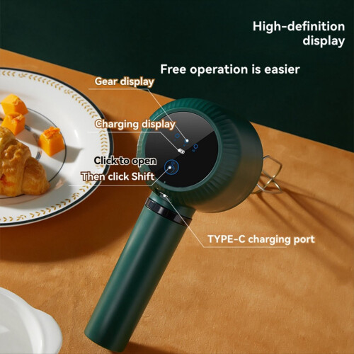 Wireless Handheld Semi-Automatic Electric Egg Beater Household Small Automatic Cream Whisk Egg Beater Baking Special 1