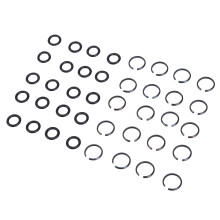 20 Set 1/2 inch borgringen met O-ringen Socket slagmoersleutel