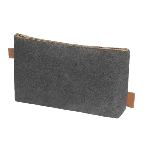 Canvas Tool Bag Pouch for Efficient Tool Arrangement-Gray Large