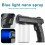 Wireless Electric USB Nano Disinfect Atomizer with Blue Light Steam Atomizer Functionality for Home Security White 5