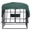 Κάλυμμα κλουβιού για σκύλους Premium Protection Puppy Proof Breathable Mesh Windows Εύκολη εγκατάσταση 2