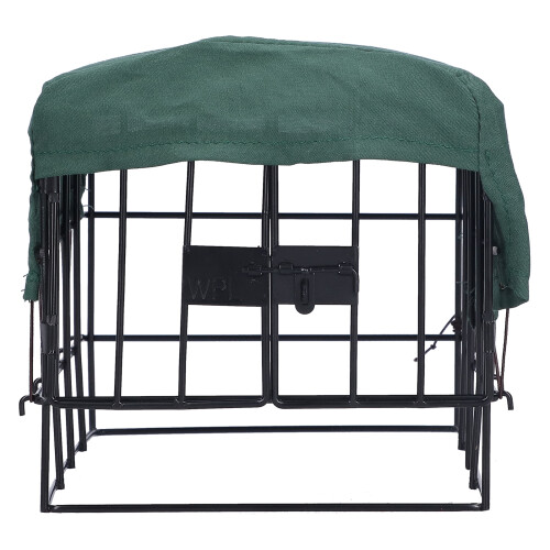 Κάλυμμα κλουβιού για σκύλους Premium Protection Puppy Proof Breathable Mesh Windows Εύκολη εγκατάσταση 1