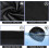 12Pcs Wave Cap and Silky Durag Set for 360 Waves, Double Compression, Breathable Satin, Black 2