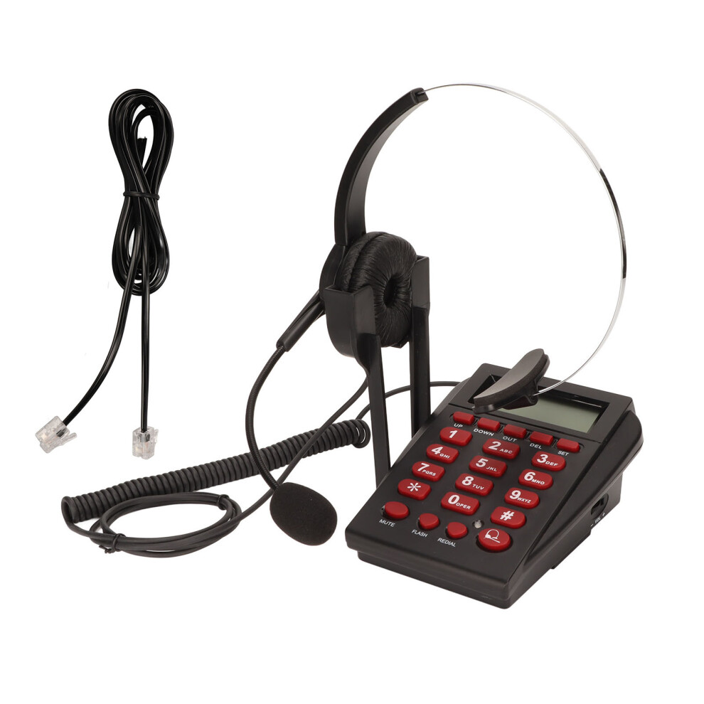 Binaural Headset For Call Centers Corded Telephone Headset With Noise Canceling Mic Wideband Audio Technology Acoustic Shock Protection Ergonomic 9420858150916