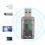 Προσαρμογέας ήχου Bluetooth5.0USB με υποδοχές ακουστικών 3,5 mm και μικροφώνου, εξωτερική 6