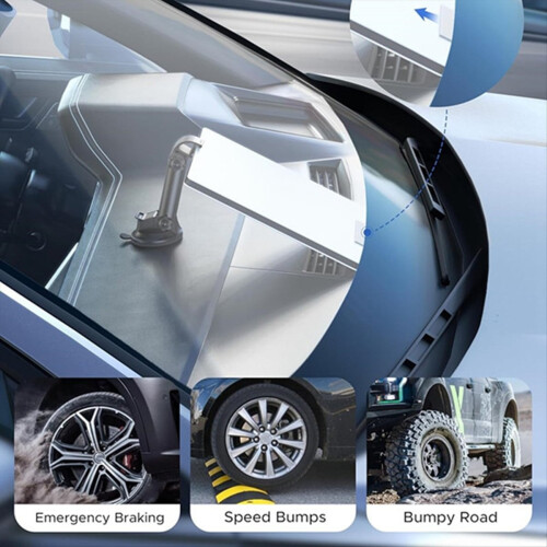New for Mini Car Mount for Dashboard Mounting Kit Sticky Suction Base Angle-Adjustable Secure Hold 2
