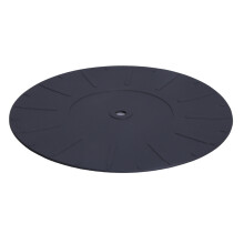 Tapis antistatique fin pour disques vinyles, platines-Noir
