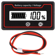Monitor di carica della batteria con display personalizzabile, tester multifunzionale per batterie al litio e apparecchiature mediche, sicuro e a