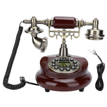Fasttelefon i vintage-stil, europeisk antikk kablet digitaltelefon med god ytelse og multifunksjonell telefon for kontor- og hjemmebruk, ABS-materiale