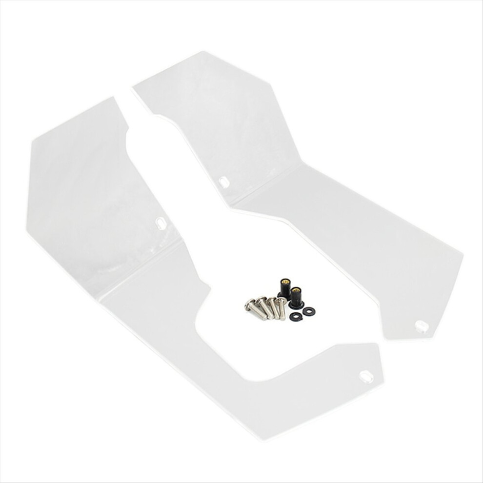 Motorcycle Side Windshield Windscreen Handshield Wind Deflector For Vfr1200x Crosstourer 2012-2015 Transparent 4852240161142