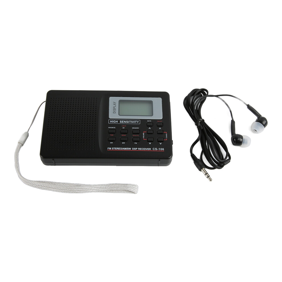 Compact Portable Radio,Am Fm Longwave Shortwave Pll Synthesized Digital Receiver,Equipped With Dsp Chip And Micro Sd Card Support, Good Quality, Good Light 9420858129837