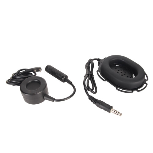 Ακουστικά Boom Mic Tactical με μεγάλο κουμπί PTT και τρία ρυθμιζόμενα ιμάντες κεφαλής 2
