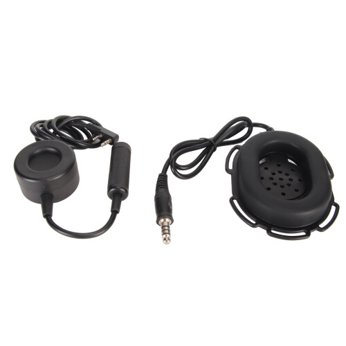 Ακουστικά Boom Mic Tactical με μεγάλο κουμπί PTT και τρία ρυθμιζόμενα ιμάντες κεφαλής 1