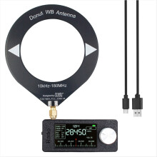 SI4732 Radio 0.5-108mhz LSB USB AM FM Pocket Mini Radio 1.9inch IPS Screen All Band Radio Receiver with Ring Antenna A