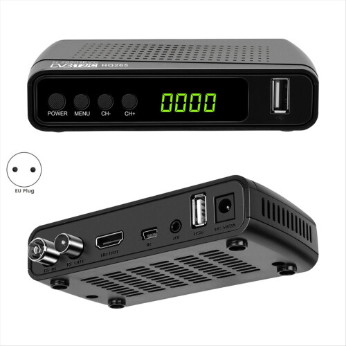 265 DVB-T2 Decoder Digitale Terrestre Mini Ricevitore Digital Terrestrial DVB-T2 SET TOP BOX EU Plug 1