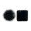 Windscreen Wireless Lavalier Microphone Wind-Black and white 3