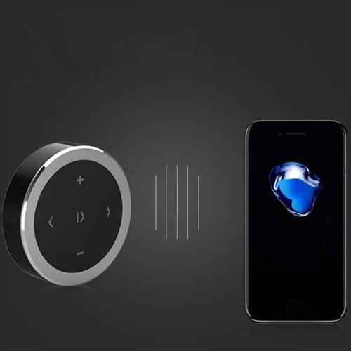 Steering Wheel Music Player Wireless Bluetooth Remote Control Media Button Multimedia for Android IOS Smartphone Car Kit 2