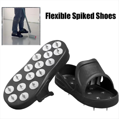 Flexible Spiked Shoes for Epoxy Floor Coating Epoxy Paint Self-Leveling Cement EVA Soft Material Large Size Tools 2
