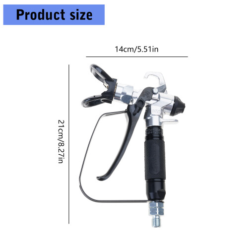 Heavy Duty Efficient Airless Paint Sprayer Guns High Pressure 2