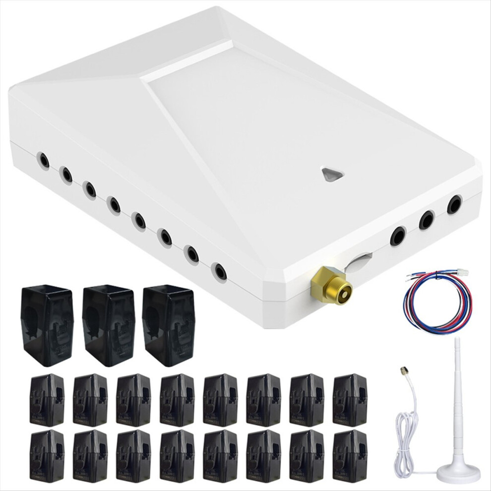 Tuya Wifi 200A 3 Phase 4 Wire Energy Monitor With 50A Circuit Level Sensors Real Time Electricity Monitor Meter Solar 4852240159835