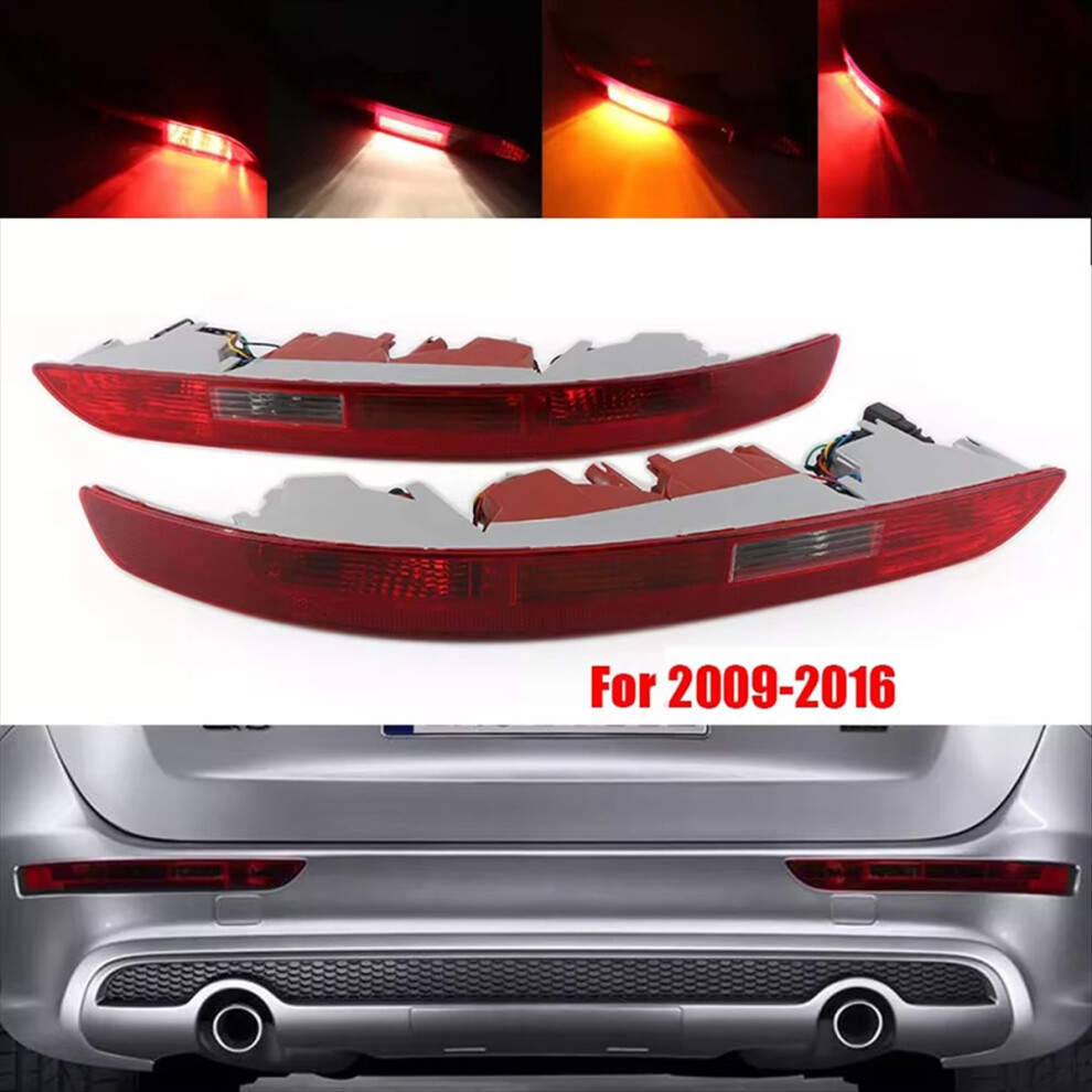 Rear Brake Tail Rear Bar Turn Signal Reflector Lamp For Q5 2009-2017 American Version With Bulb A Light 4852240159576