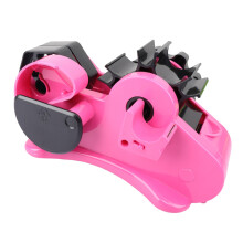 Tape Cutter Tape Cutting Base Heat Tape Dispenser-Rose Red 46mm