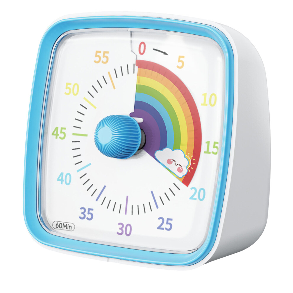 Educational Timers Time Management Device Quiet Visual-Blue