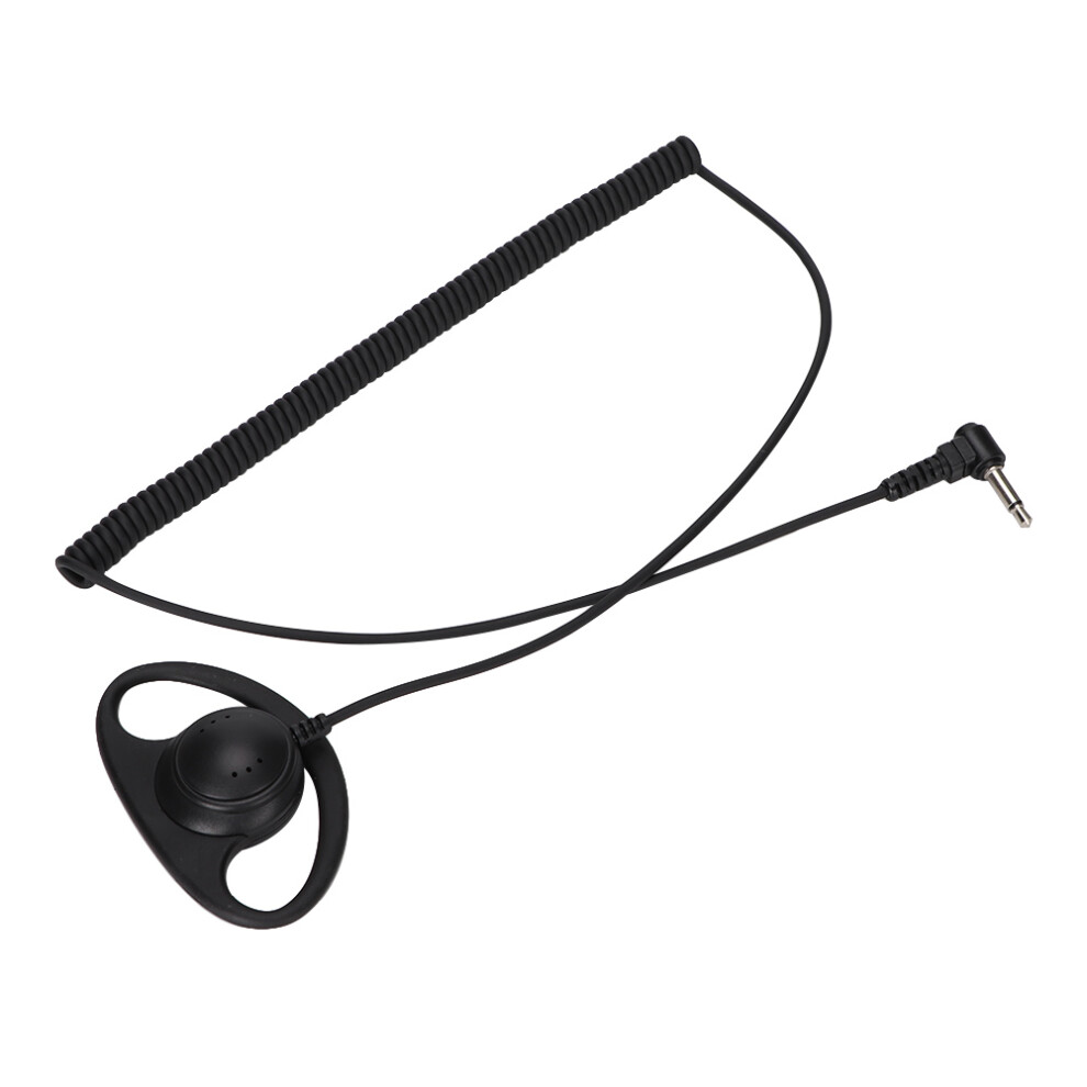 Listen Only Earpiece For Two Way Radios,D Shell Type Receive Only Headset With 3.5Mm Right Angle Plug, Clear Sound, Clear Sound, Clear Sound, Good Mic 9420858078715