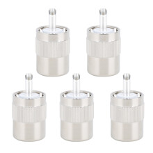 VHF-antenneconnector, coaxconnectoren, UHF-connectoren, mannelijke voedingsconnector, PTFE-kern, diëlektrisch materiaal, laag verlies, lage SWR voor