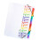 Letter Size Document Folder 12 Pocket Expanding File-White 1