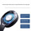 Active Noise Cancelling Over Ear Headphones,Ergonomic Fit Function Wireless Bluetooth Headset with Low Latency Foldable Portable Design for Phone 4