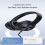 Active Noise Cancelling Over Ear Headphones,Ergonomic Fit Function Wireless Bluetooth Headset with Low Latency Foldable Portable Design for Phone 2