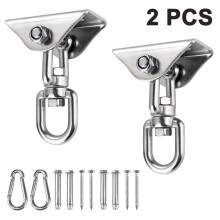 Suportes para balanço, giro de 180 + 360 com rolamentos suaves para uso interno e externo, em aço inoxidável resistente e fácil instalação.