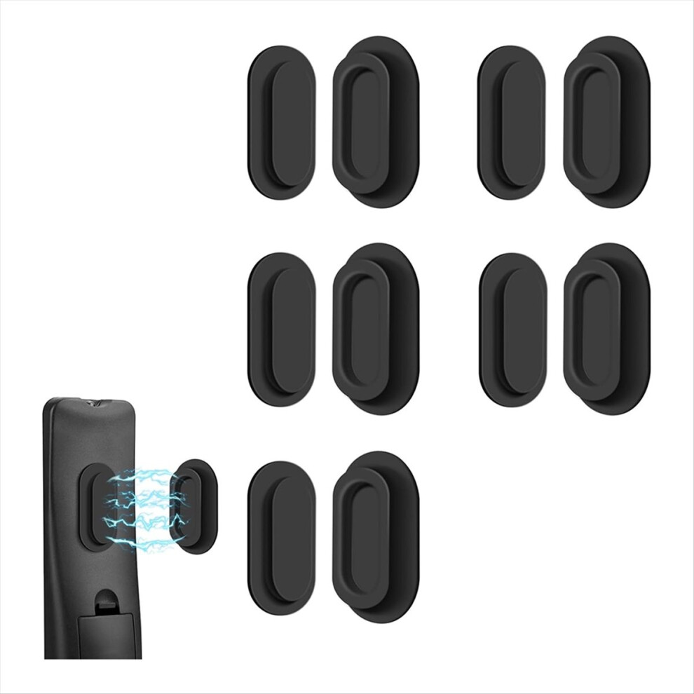 6 Pcs Magnetic Remote Control Holder For Tv,Fan & Air Conditioner,Self-Adhesive Remote Control Holder For Wall Storage 4852240181461